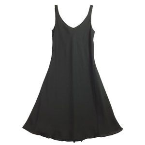 Niki By Niki Livas Womens Dress Sz 6 Black Sleeveless Open Back Rhinestone Party